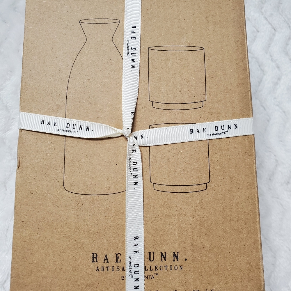 NEW!! Rae Dunn Sake set, black - Picture 4 of 5